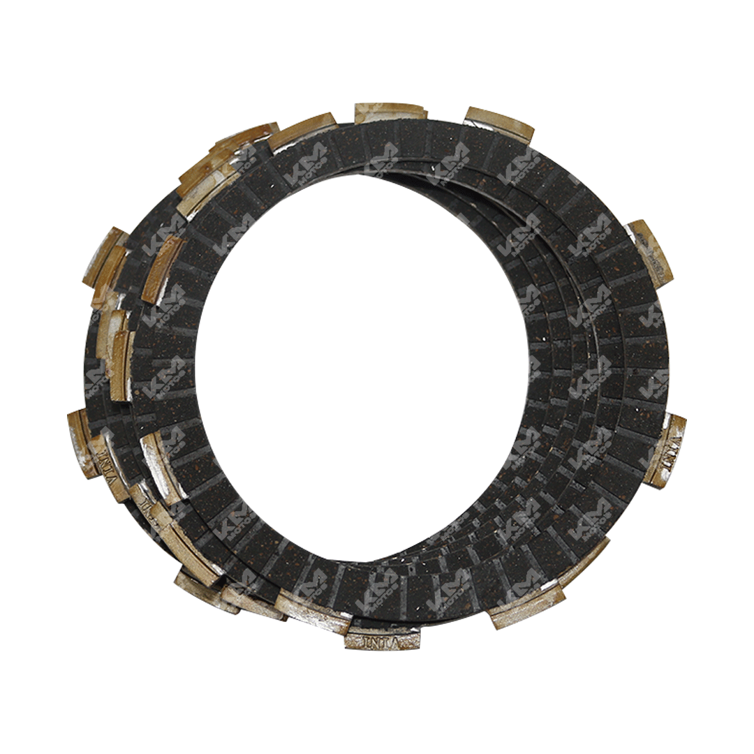 Conjunto de 6 discos de clutch VINI XM200/ZX200L/YARA200/GYA200/UM200, componentes de fricción para sistemas de transmisión.