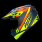 CASCO CROSS HRO AZUL M/AMARILLO PROCESS MX03 L
