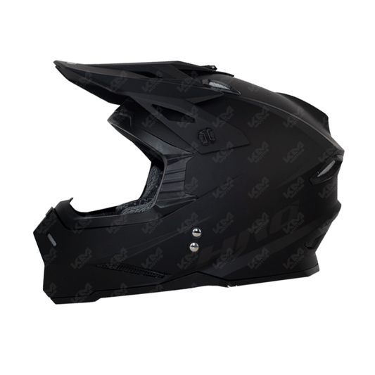 Casco Cross Hro Negro Mate Solid Hro Mx03 Xl