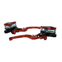 Bomba De Freno y Clutch Completa RACING Rojo
