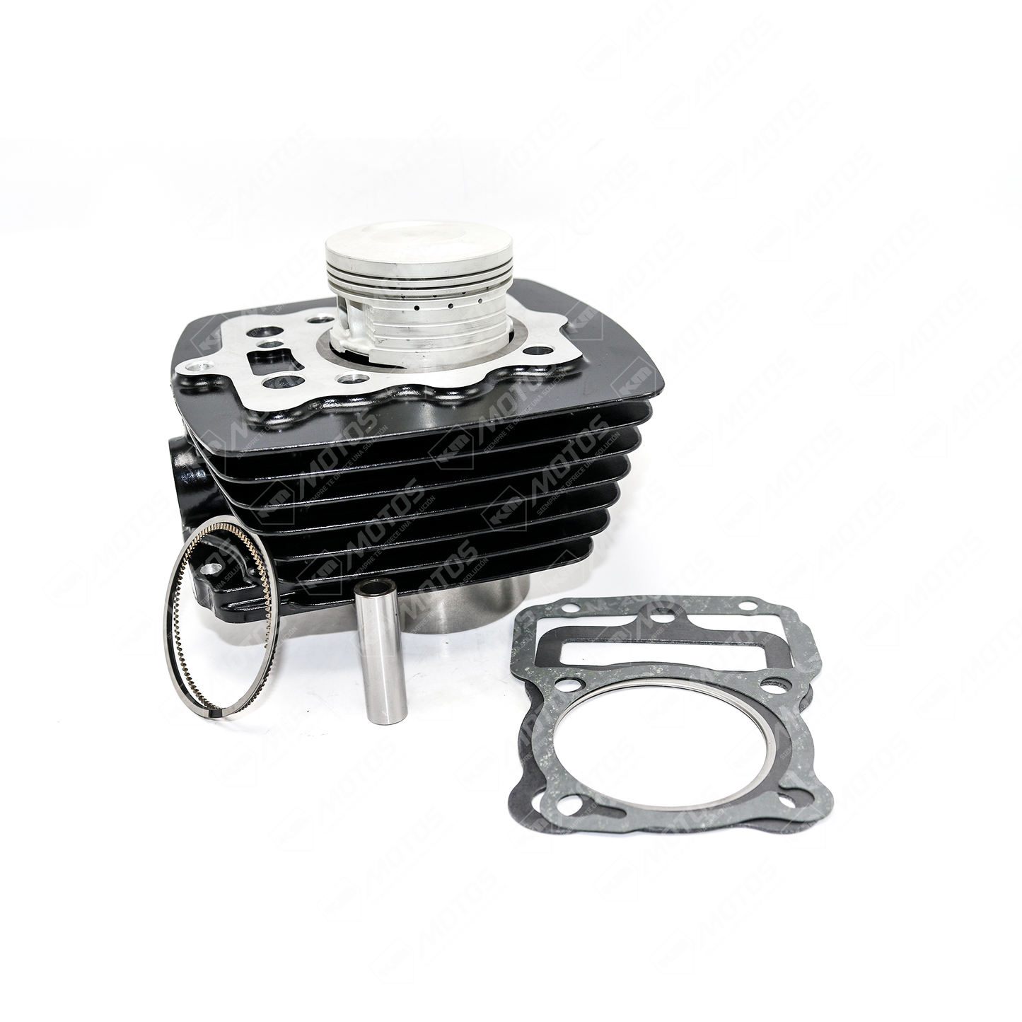 KIT DE CILINDRO CG150/DM150/FT150 NEGRO + PISTON BAJO