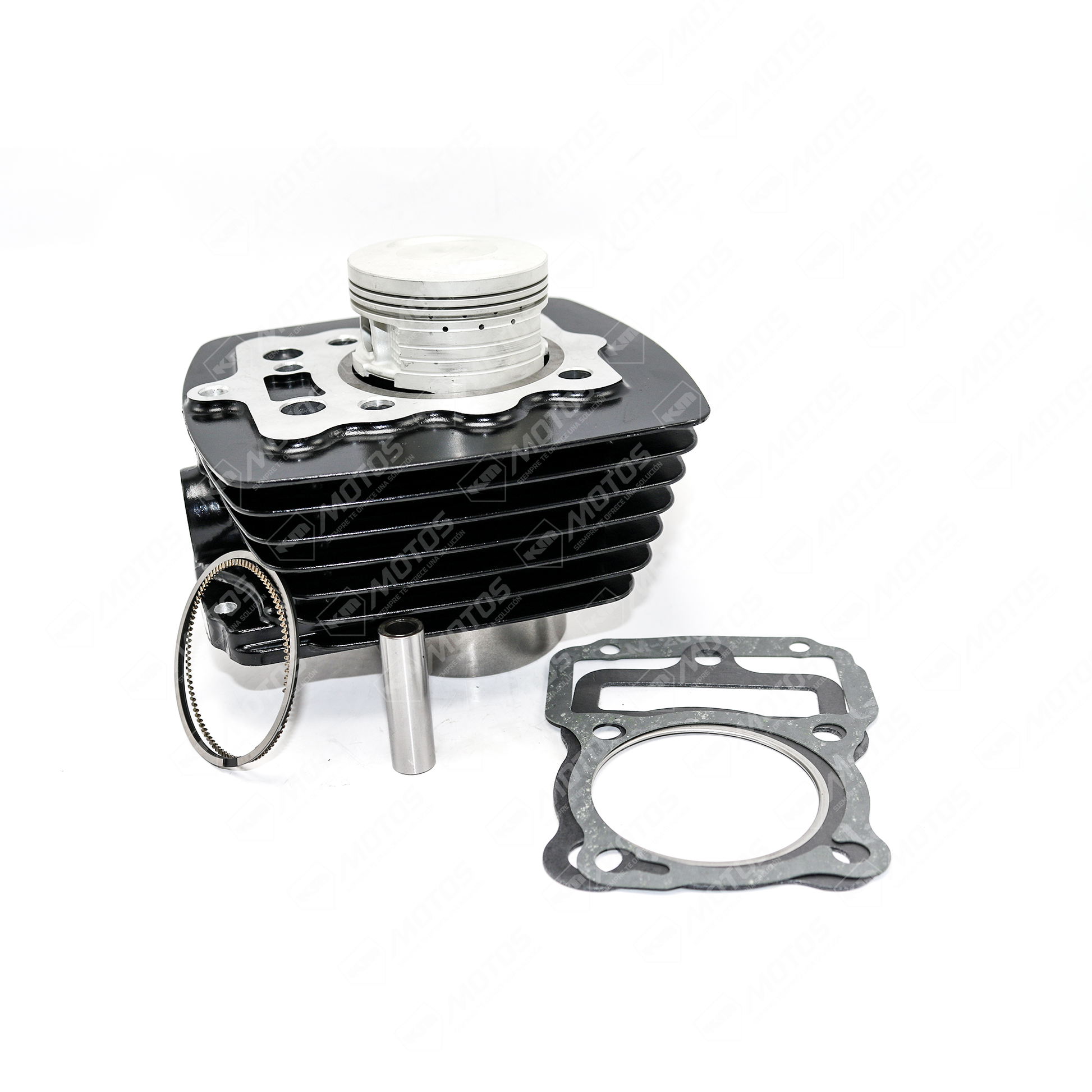 KIT DE CILINDRO CG150/DM150/FT150 NEGRO + PISTON BAJO
