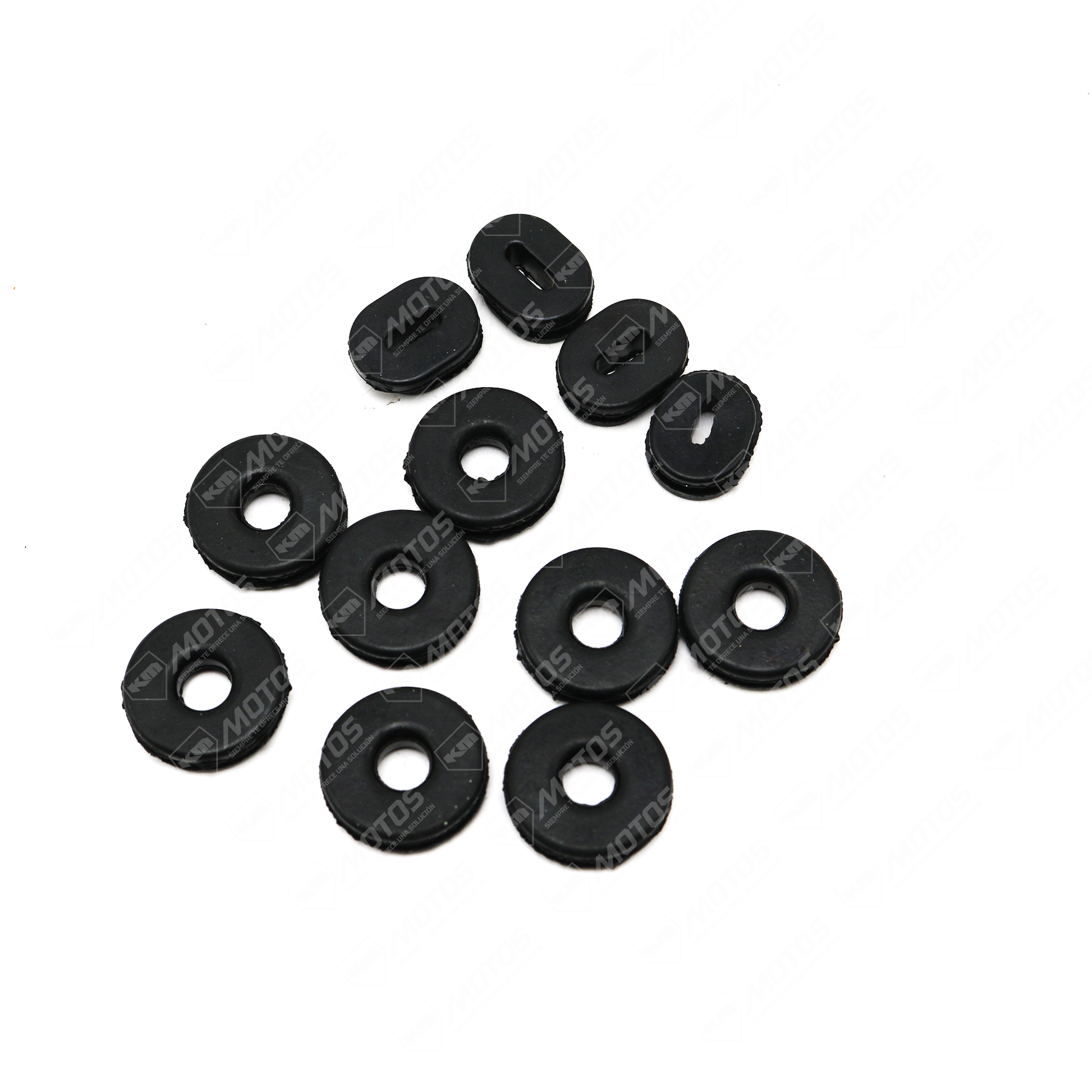 KIT DE HULES DE TAPADERAS CG125 (12PCS)
