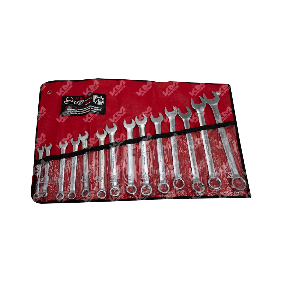 KIT DE LLAVES INGLESAS (8MM - 24MM) 14PCS - KMMOTOSHN