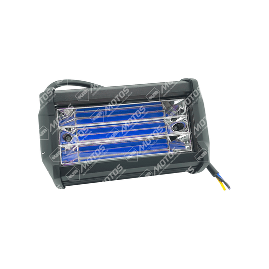 LUZ LED AZUL + REFLECTOR BARRA RECTANGULAR