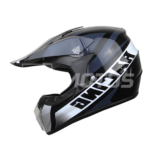 Casco Tipo Cross HRO Blanco/Azul DRIPS MX03 XL – KMMOTOSHN