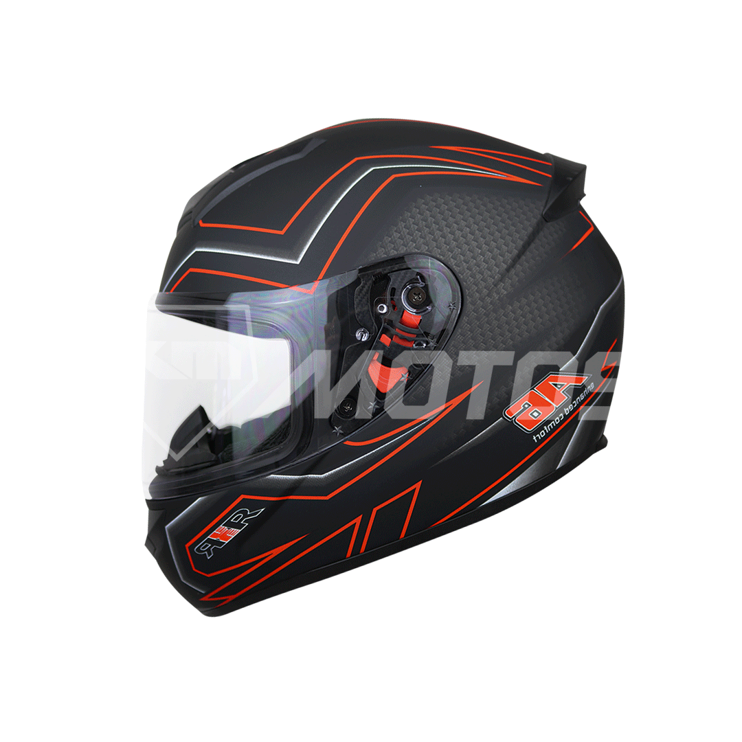 CASCO CERRADO C7 AMARILLO/ROSADO AR46 RACING