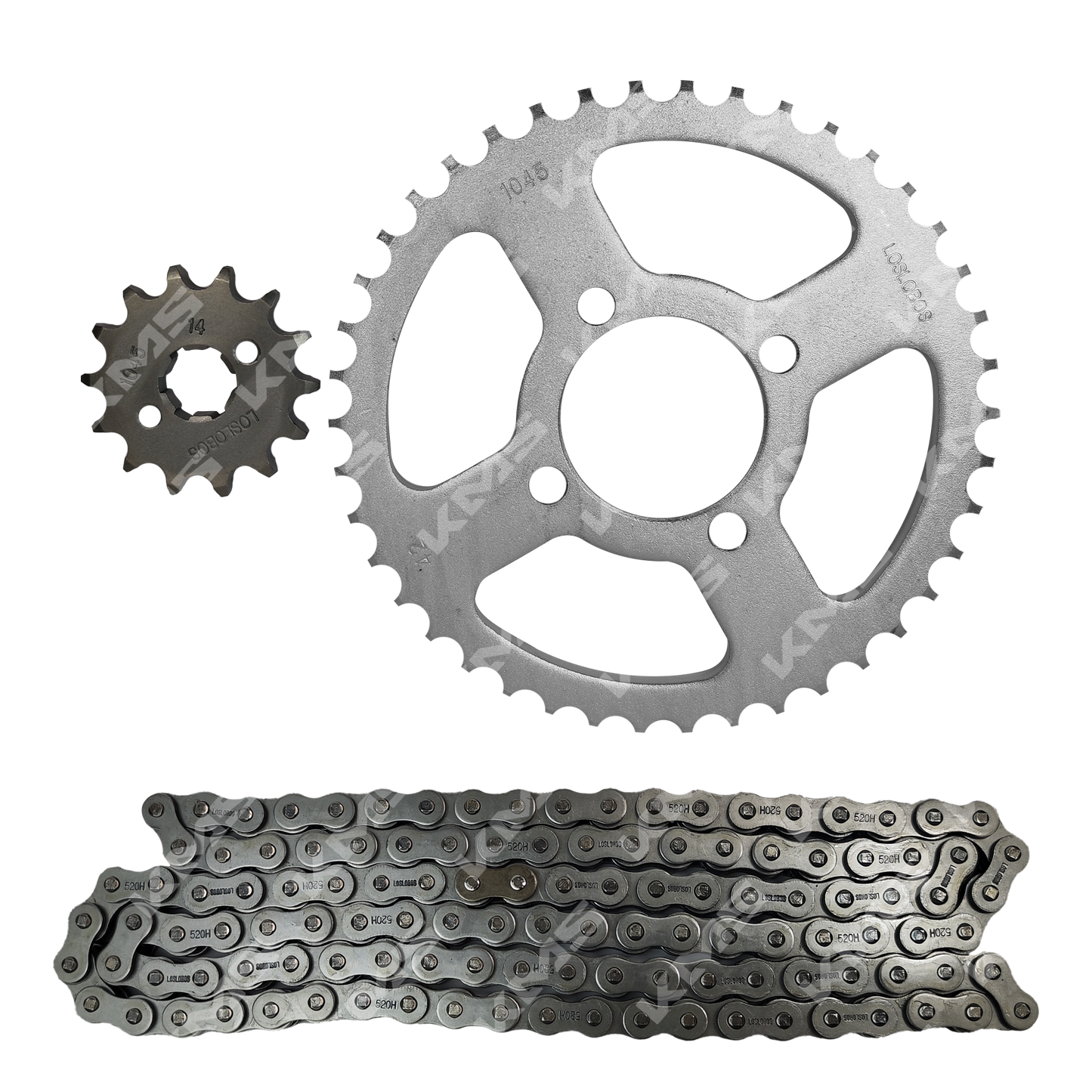 KIT DE TRACCION 42T/14T AX100/PLATINA/DISCOVER100 - KMMOTOSHN