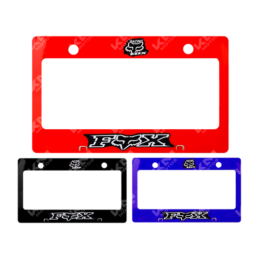 PORTA PLACA PLASTICO UNIVERSAL (FOX) - KMMOTOSHN