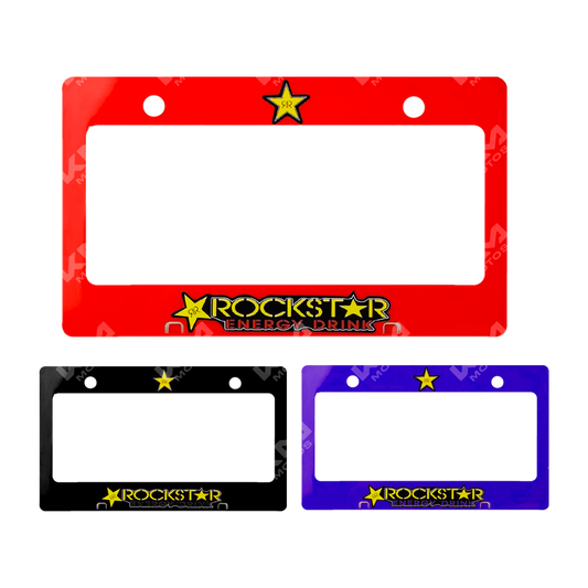 PORTA PLACA PLASTICO UNIVERSAL (ROCKSTAR) - KMMOTOSHN