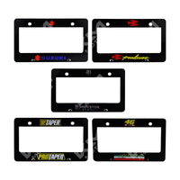 PORTA PLACA PLASTICO UNIVERSAL (COLORES VARIOS)