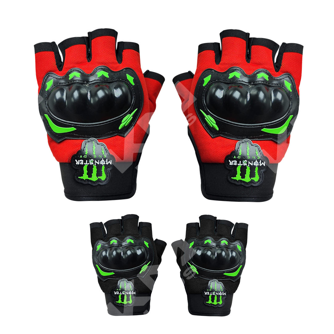 GUANTES CORTOS PRO + PROTECCION - KMMOTOSHN