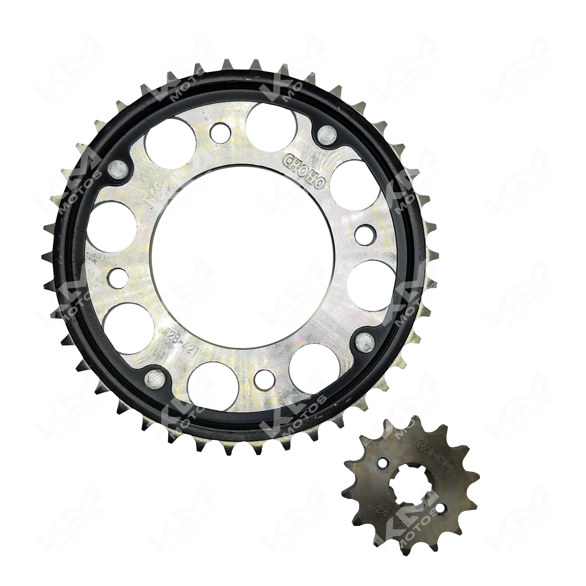 1/2 KIT DE TRACCION CB190 42T/14T 428H OEM CHOHO - KMMOTOSHN