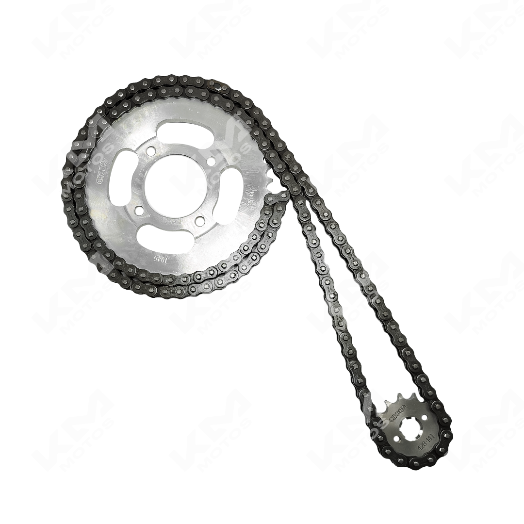 KIT DE TRACCION 44T/14T -428H/138L RTR180 APACHE OEM CHOHO - KMMOTOSHN
