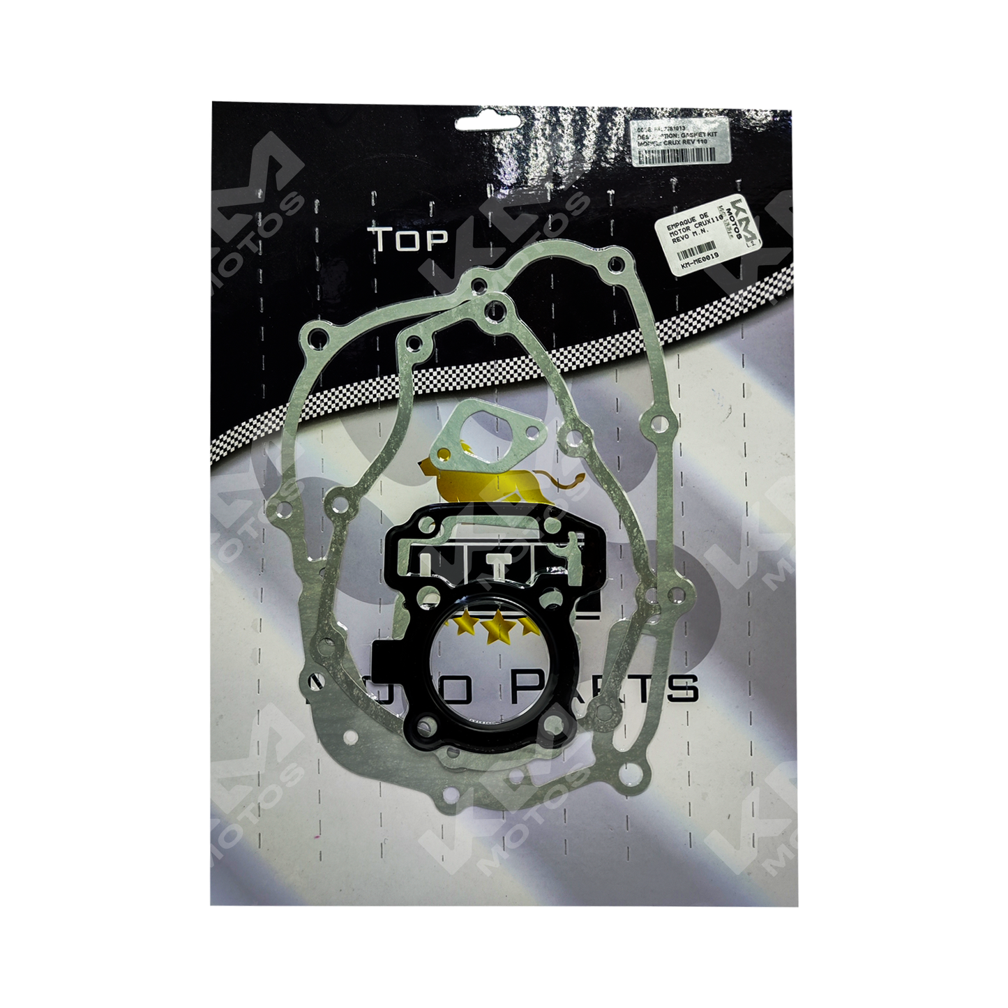 EMPAQUE DE MOTOR CRUX110 REVO M.N. - KMMOTOSHN