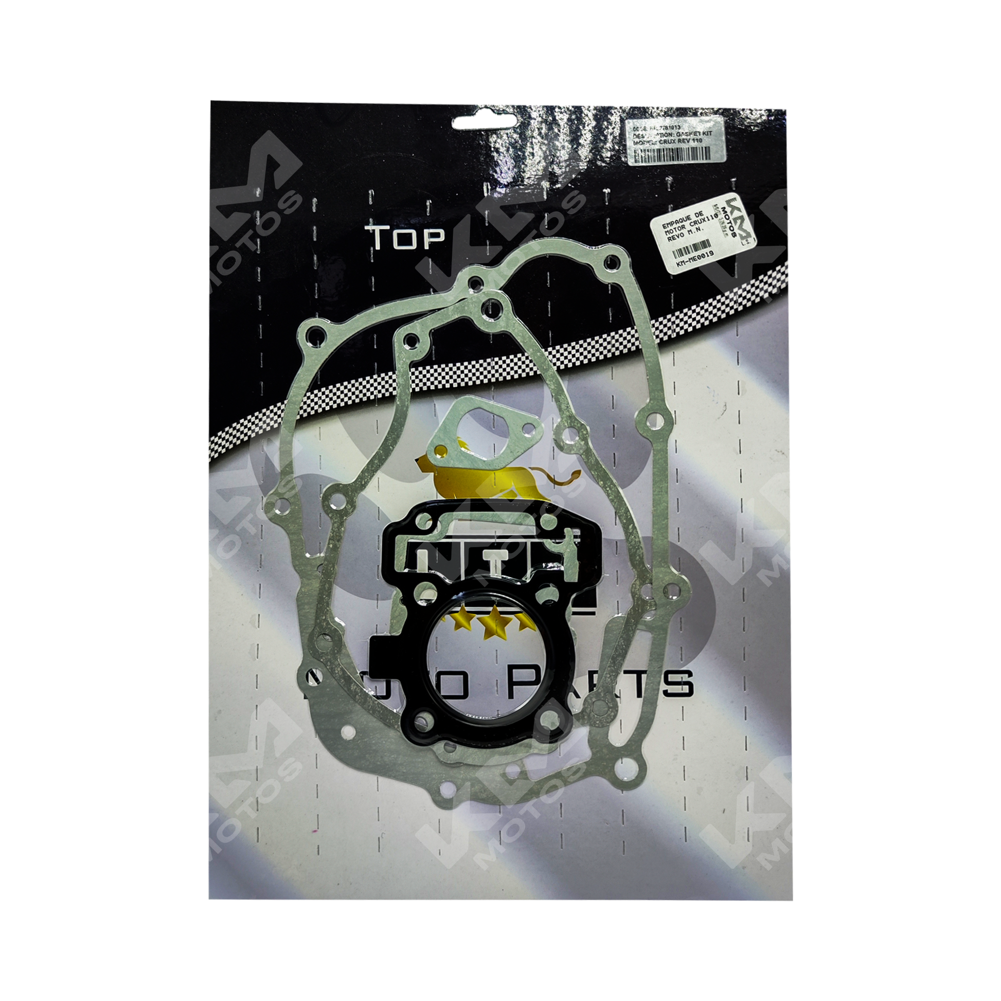EMPAQUE DE MOTOR CRUX110 REVO M.N. - KMMOTOSHN