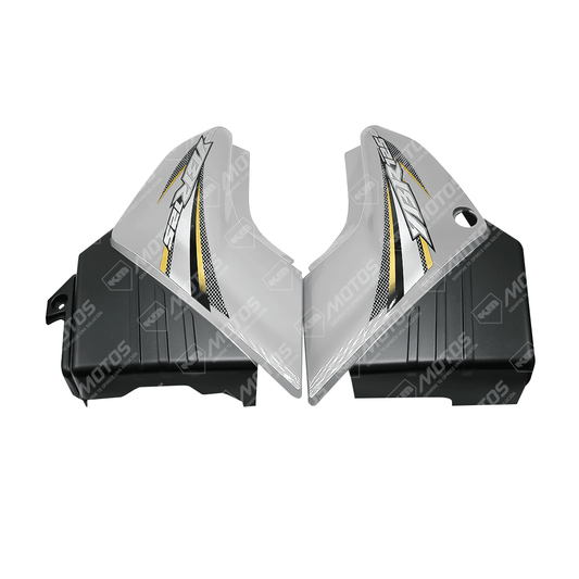 TAPADERAS LATERALES YBR125-E/-ED/-G GRIS