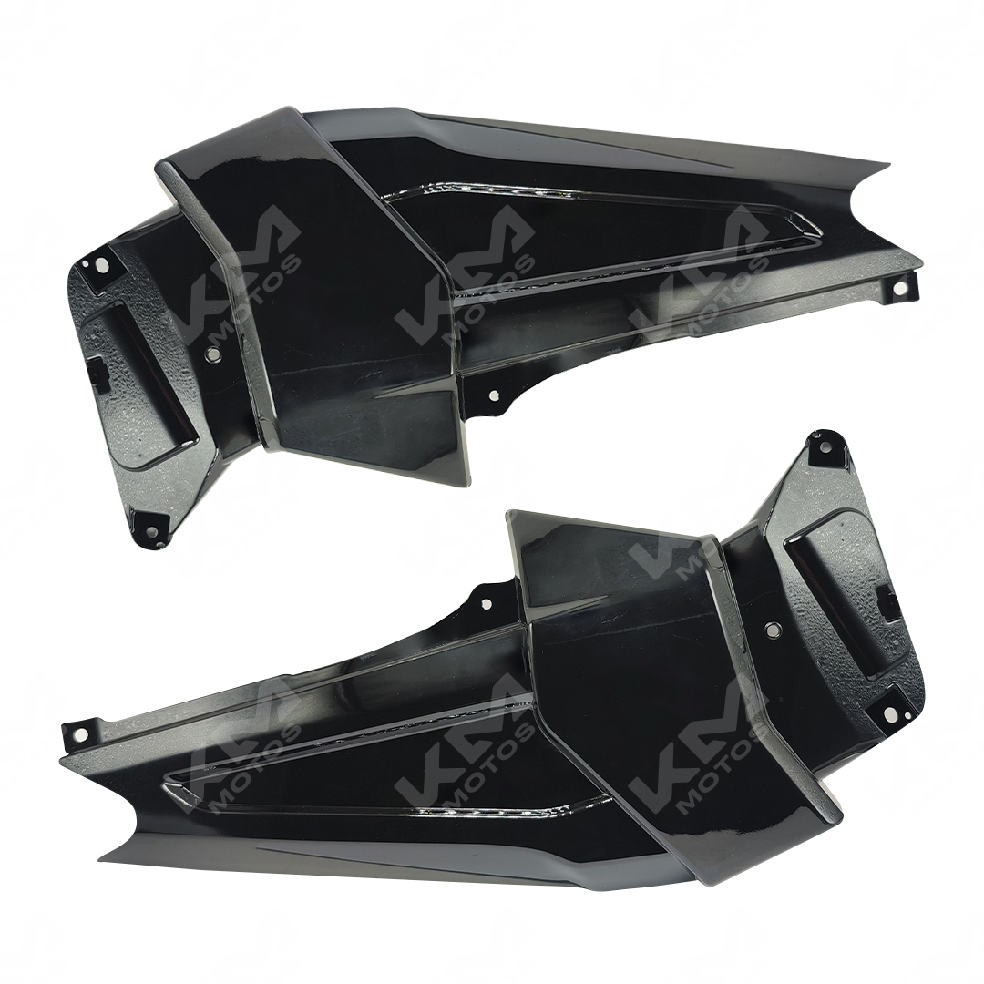 TAPADERAS LATERALES FZ16 NEGRO - KMMOTOSHN