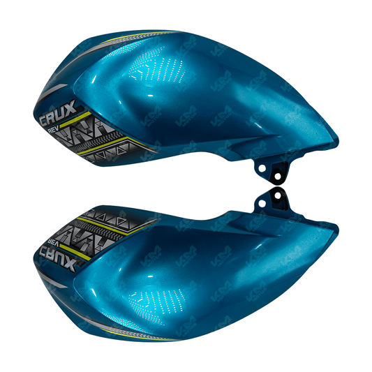 COBERTOR DE TANQUE CRUX110 REVO AZUL - KMMOTOSHN