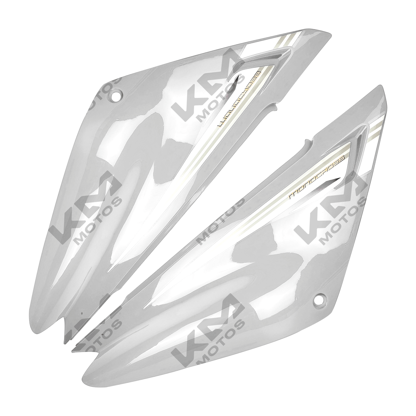 TAPADERA LATERALES XTZ125 BLANCO - KMMOTOSHN
