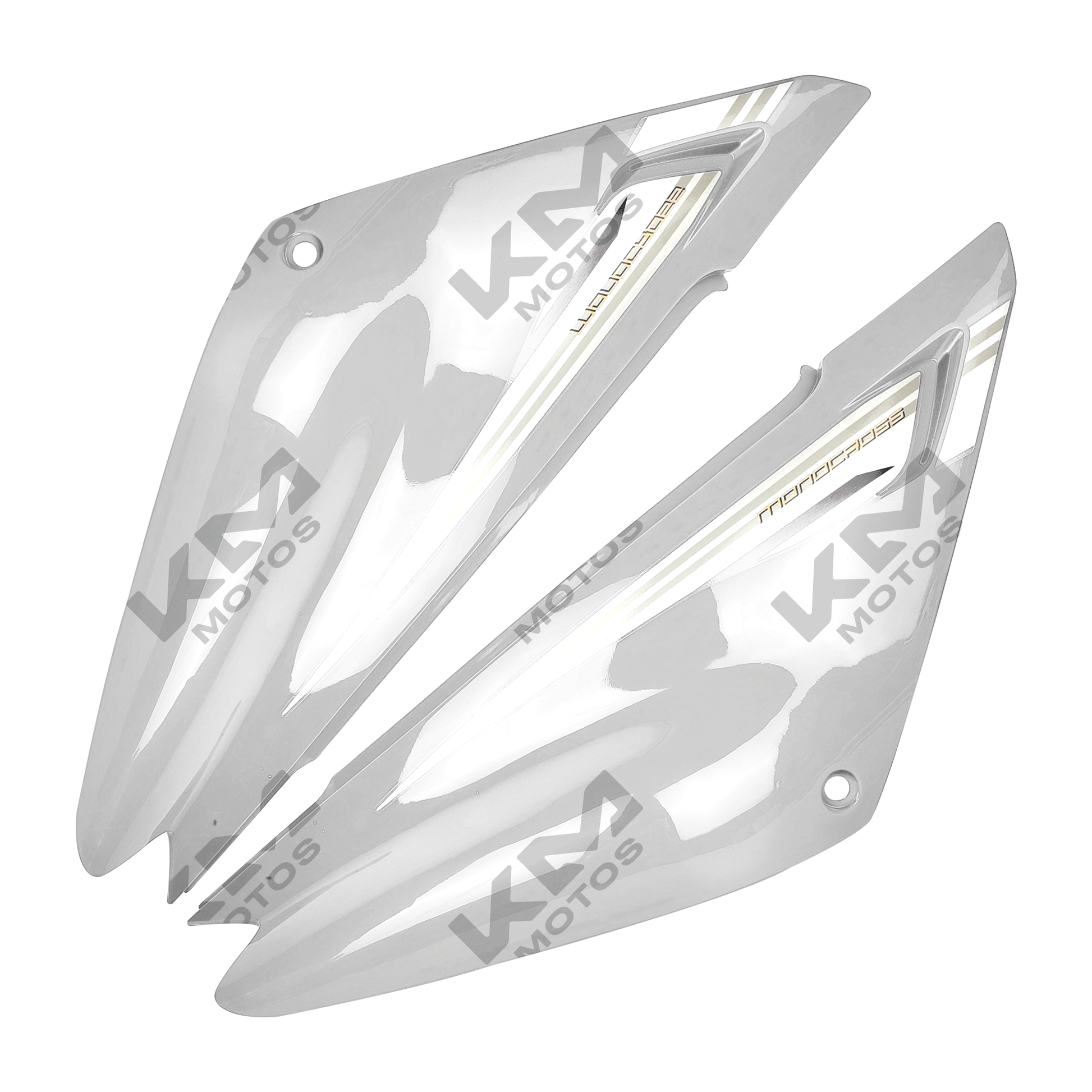 TAPADERA LATERALES XTZ125 BLANCO - KMMOTOSHN