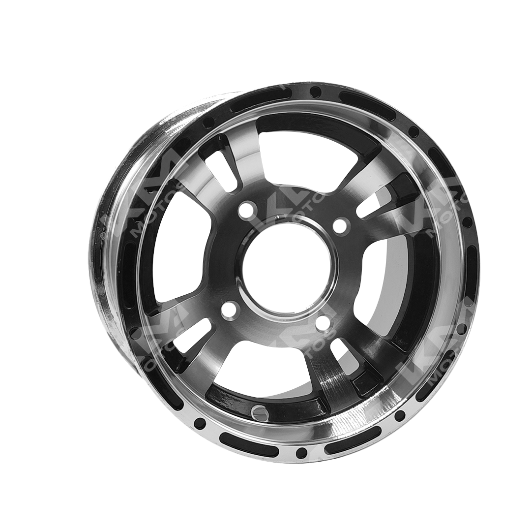 Rin de aluminio KM Motos XY250ST-4A/Cuatromoto de 10 pulgadas, diseñado para motocicletas y cuatrimotos.