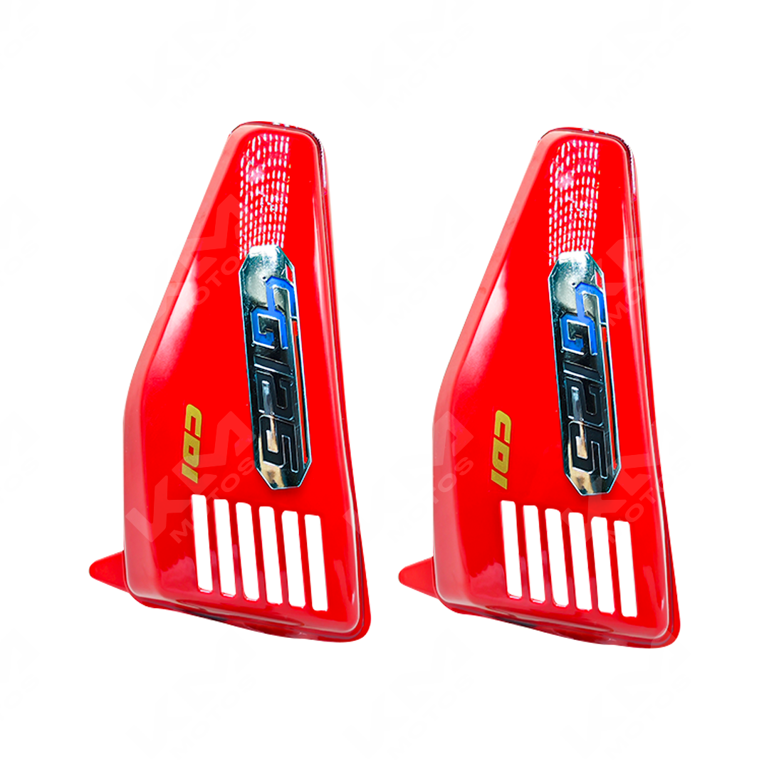 TAPADERA LATERAL CG125/FT125 ROJA KMS - KMMOTOSHN