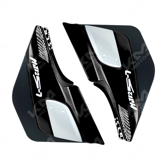 TAPADERA LATERAL HJ125-7 NEGRO KMS - KMMOTOSHN