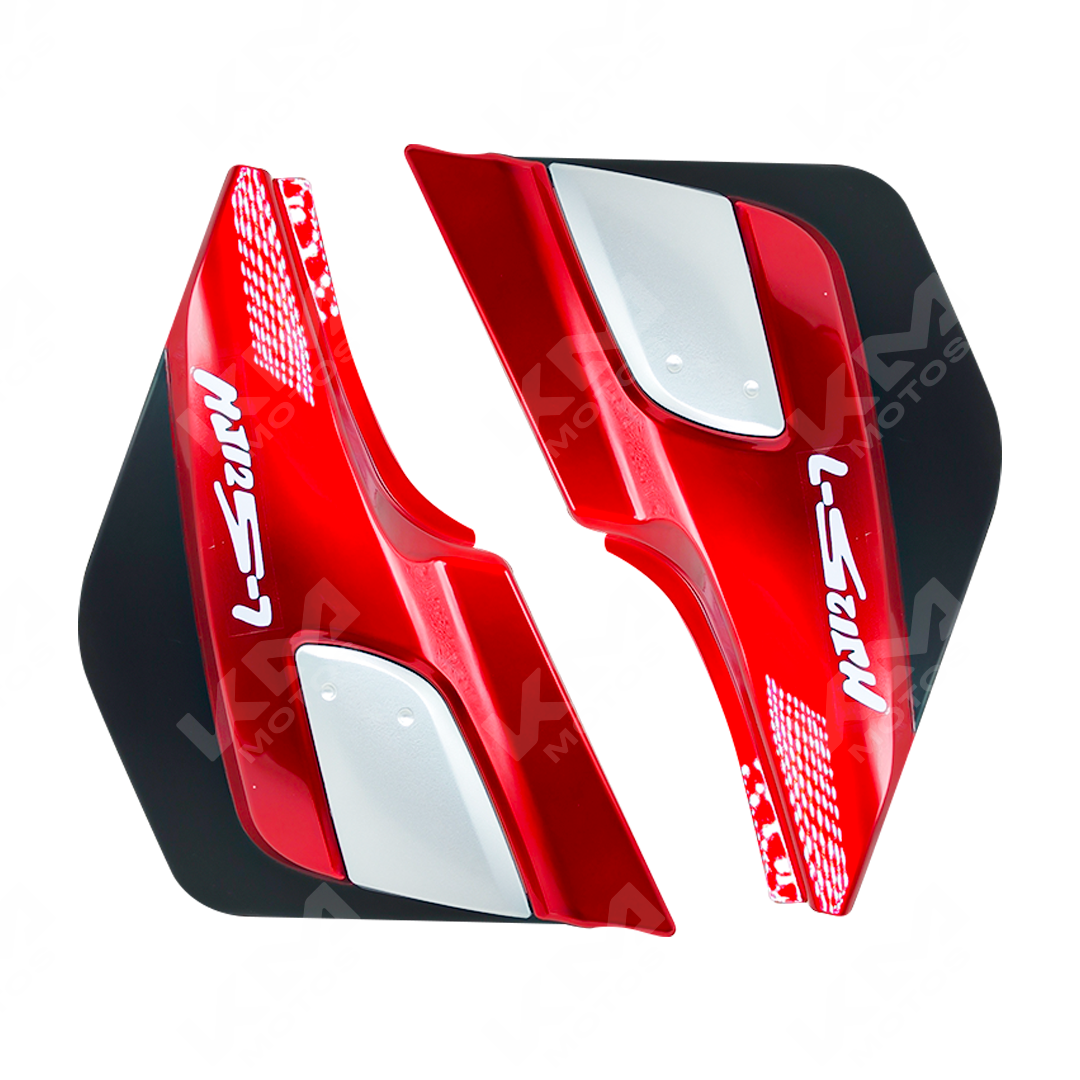 TAPADERA LATERAL HJ125-7 ROJO KMS - KMMOTOSHN