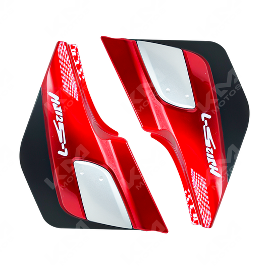 TAPADERA LATERAL HJ125-7 ROJO KMS - KMMOTOSHN