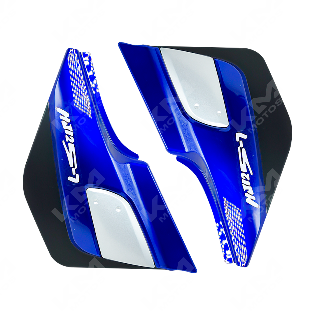 TAPADERA LATERAL HJ125-7 AZUL KMS - KMMOTOSHN