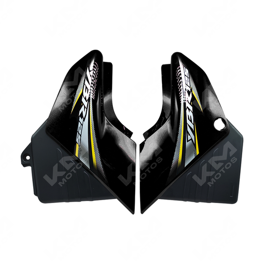 TAPADERA LATERAL YBR125 NEGRO KMS - KMMOTOSHN