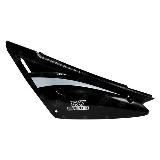 TAPADERAS LATERALES GXT200/KMF NEGRO KMS - KMMOTOSHN