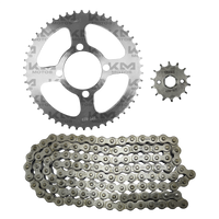 KIT DE TRACCION(ARRASTRE) XTZ125 50T-14T/428H-132L KMS