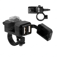 CARGADOR USB DOBLE PARA MOTOS KMS