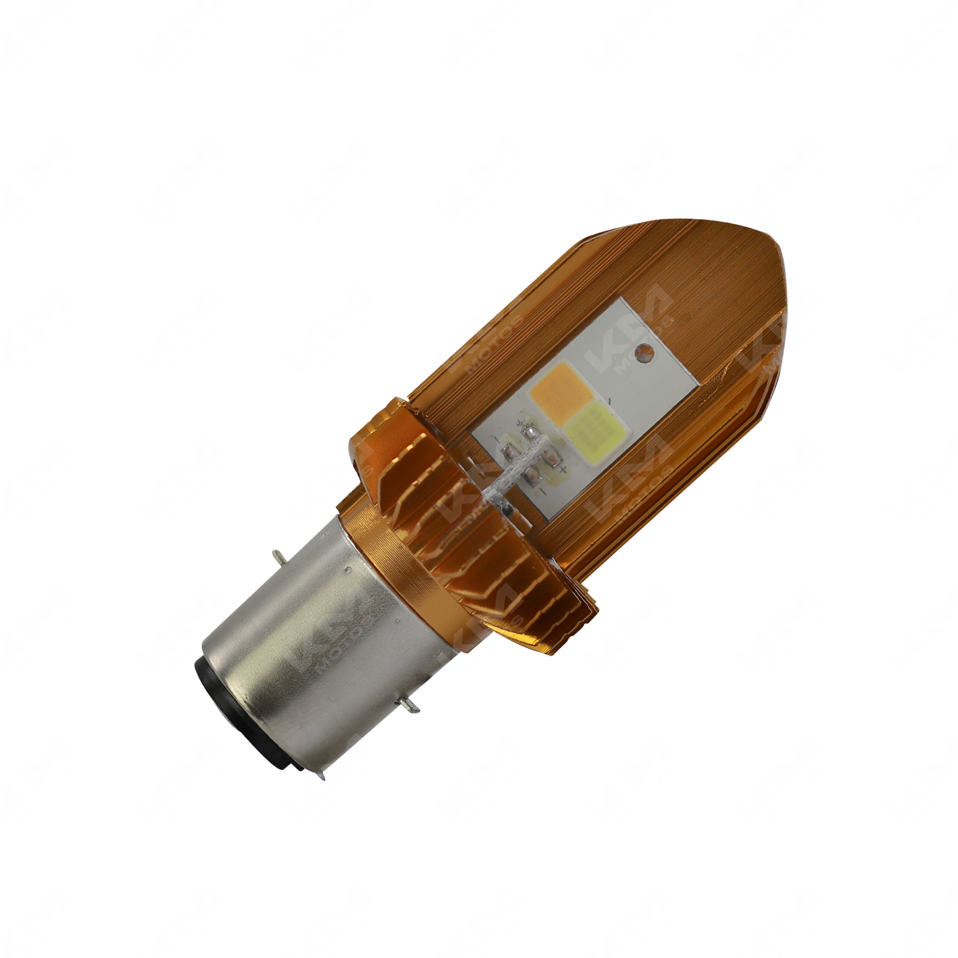 LUZ LED (2 COLORES) AMARILLO/BLANCO (SOCKET 2 CONTACTOS) KMS - KMMOTOSHN