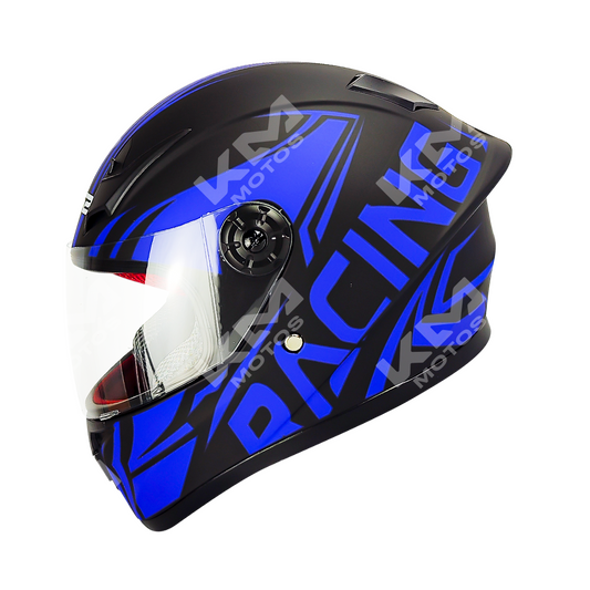 Casco Cerrado Para Niño BRT Plus Negro/Azul WLT506 ABS HS2 "M" - KMMOTOSHN