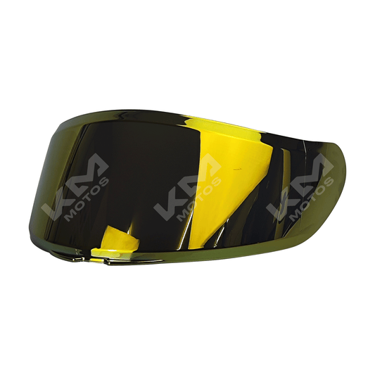 Visera Para Casco Modular HS2 WLT169 Dorado - KMMOTOSHN